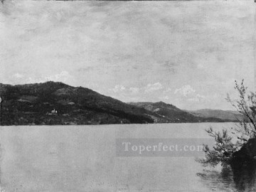  1872 Works - Lake George 1872 Luminism seascape John Frederick Kensett